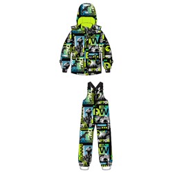 Комплект зимний для мальчика: куртка, полукомбинезон