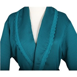 Халат Велюровый Женский (M) Alessa Yeşil Bayan Bornoz Medium - EcoCotton