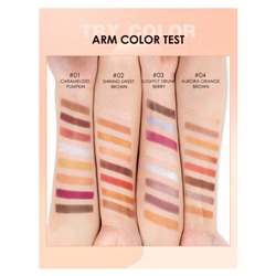 Тени для век O.TWO.O Slightly Drunk Berry 8 цветов № 3 10 g