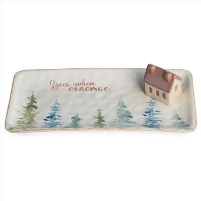 БЛЮДО СЕРВИРОВОЧНОЕ КОЛЛЕКЦИЯ "CHALET" 25*13*6 СМ