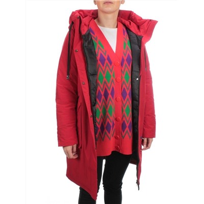 21-968 RED Пальто женское зимнее (200 гр. холлофайбера)