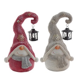 Фигурка декоративная "Снеговик", L31 W23 H45 см, 2в.