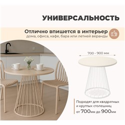 Основание для стола SHT-TU85
                        белый муар