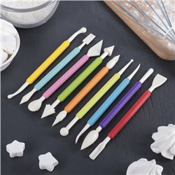 Набор для моделирования кондитерских украшений Доляна, 9 шт., 17 см