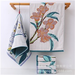 Zhiyang towels, floral creative gauze children's towels, baby face towels, full moon banquet souvenirs, wholesale children's towels