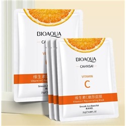 BIOAQUA Маска- салфетка для лица с витамином С 25 г 2
