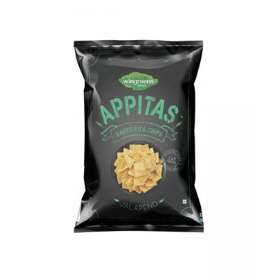 Пита-чипсы с Халапеньо (60 г), Jalapeno Pita Chips, произв. Wingreens Farms