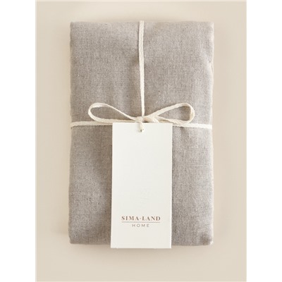 Наволочка SL Home Linen collection, 50×70 см, бежевая, лён 30%, хлопок 70%