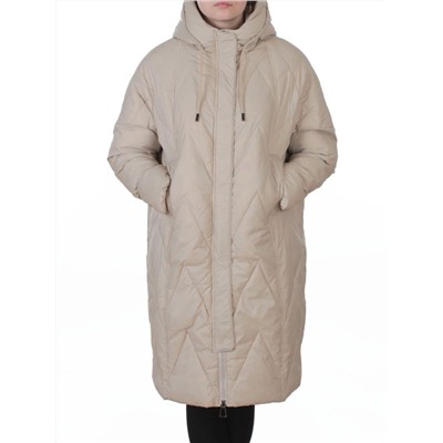 3080 BEIGE Пуховик женский (утиный пух)