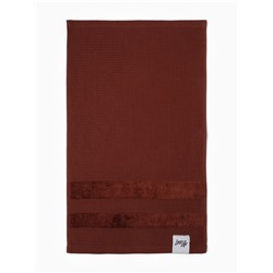 Полотенце махровое LoveLife «Макан» 30×50 см, коричневое, 100% хлопок, 480 г/м²