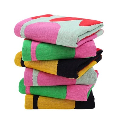 Towels, three-layer gauze jacquard towels, hanging towels, wish kitchen towels, hand towels, cotton towels, manufacturer's package