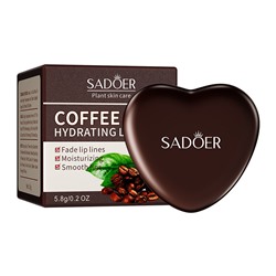 Бальзам для губ с ароматом кофе в форме сердца SADOER Coffee Hydrating lipstick, 5.8 гр