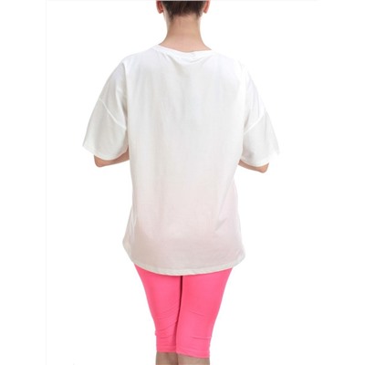 KD-862 WHITE/CRIMSON Костюм-двойка женский 7986 TREND
