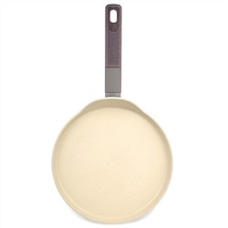 СКОВОРОДА БЛИННАЯ С АНТИПРИГАРНЫМ ПОКРЫТИЕМ PFLUON MARBLE, 24*4,3 СМ