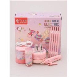 Электрический канцелярский набор "Unicorn" (25,5*22  см)