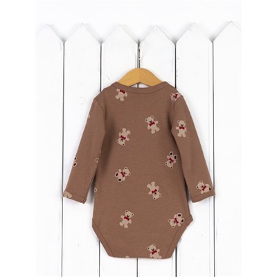 Боди Baby Boom Б86/10007-И(Н) я726 Мишки на кофе Baby Boom