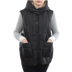 24-618 BLACK Жилет утепленный женский