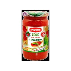 Соус томатный с базиликом 350 г Пиканта 1/6