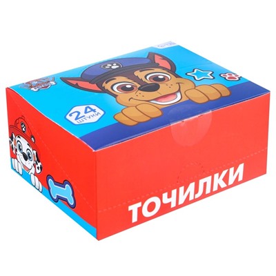 Точилка с ластиком, пластиковая, «Щенячий патруль»