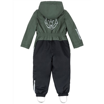Комбинезон утепленный для мальчика NIKASTYLE 8м1624 хаки черный Nikastyle