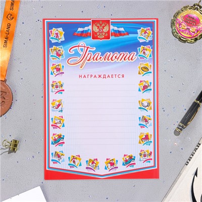 Папка «Портфолио старшеклассника», 8 грамот, А4