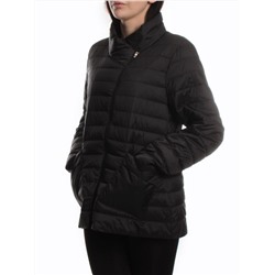K-635 BLACK Куртка демисезонная стеганая женская (70 гр. холлофайбер)