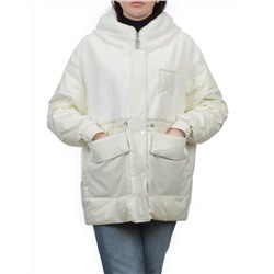 M24-209 MILK Куртка демисезонная женская (100 гр. холлофайбер)