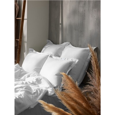 Наволочка SL Home Tencel 50*70+3 см , цв. белый