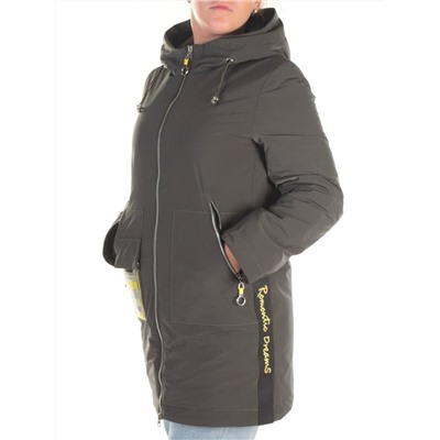 0828 KHAKI Куртка демисезонная женская RikA (150 гр.синтепона)