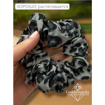 Резинка для волос объемная леопардовая Арт:Р17А/005