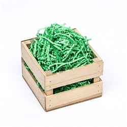 Наполнитель бумажный для подарков, зелёный, 50 г