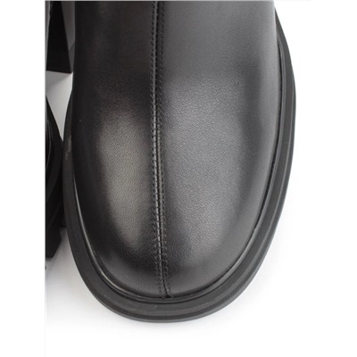 04-M3153-3570-42M-11 BLACK Ботинки зимние женские (натуральная кожа, натуральный мех)