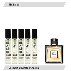 Парфюмерный набор BEAS Guerlain L Homme Ideal Men 5*5 ml M211, Парфюмерный набор Beas M211 создан по мотивам аромата Guerlain L'homme Ideal