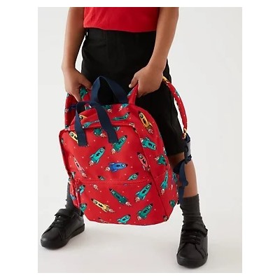 Kids' Water Repellent Rocket Nursery Backpack