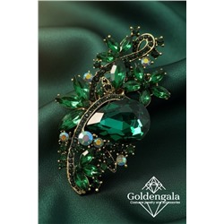 Брошь-кулон крупная с кристаллами БР4 модель БРО/16