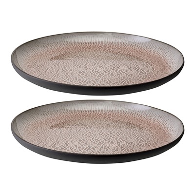 Набор из двух тарелок Volcano из коллекции Essential, Ø21,5 см