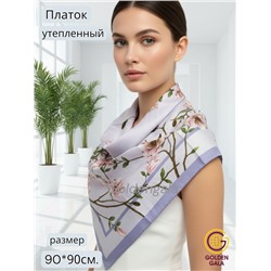 Платок утепленный Сакура цвет 3040/3 (сиреневый)