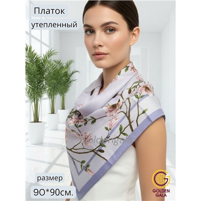 Платок утепленный Сакура цвет 3040/3 (сиреневый)