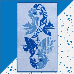 Полотенце махровое «Холодное сердце», 70×130 см, 100% хлопок, 420 г/м²