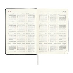 Ежедневник датированный 2025, A5, 168 листов, deVENTE.Grande, твёрдая обложка из искусственной кожи, тиснение фольгой, ляссе, кремовый блок 70 г/м², чёрный