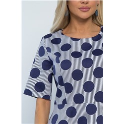 Платье Стиляги (голубое) П13418-16М