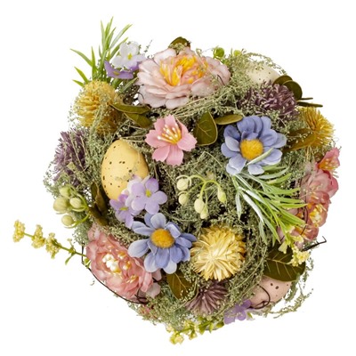 GAEM Цветочная композиция "Пасхальная", L17 W17 H17 см