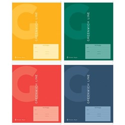 Тетрадь 18л., клетка Greenwich Line "Color theory", 80г/м2