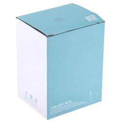 Кружка фарфоровая "Буренка-принт" 480мл, д8,5см h12,8см, без ручки, матовая глазурь, деколь - микс, цвет - белый с черным, стеклянная трубочка 14,8см, силиконовая крышка с отверстием для трубочки, цвет - черный, д/горла 6см, д/основания 8см, в подаро