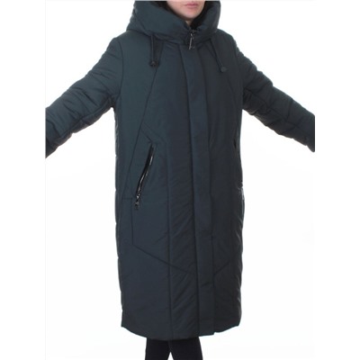 A615 AQUAMARINE Пальто зимнее женское (верблюжья шерсть, 120 гр. холлофайбер)