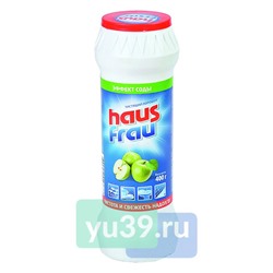 Чистящий порошок Haus Frau универсальный с ароматом яблока, 400 гр.