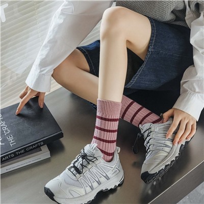Brand retro demi-season knee socks for men and women, shark, tights, South Korea
