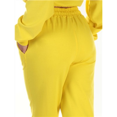 Y294 YELLOW Спортивный костюм женский (100% хлопок)