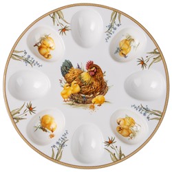 БЛЮДО ДЛЯ 8 ЯИЦ LEFARD "SUNDAY" 22 СМ (КОР=18ШТ.)