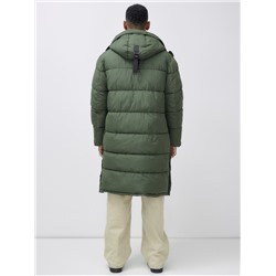 Парка MTFORCE мужская зимняя модная удлиненная спортивная цвета хаки 2416_1Kh